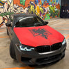 Albanien Flagge Motorhaube