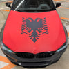 Albanien Flagge Motorhaube