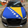 Bosnien Herzegowina Flagge Motorhaube