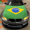 Brasilien Flagge Motorhaube