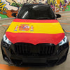 Spanien Flagge Motorhaube