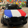 Frankreich Flagge Motorhaube