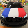 Frankreich Flagge Motorhaube