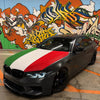 Italien Flagge Motorhaube