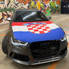 Kroatien Flagge Motorhaube